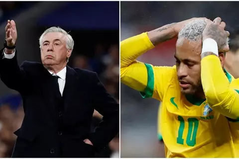  بعد شائعات استبعاده من كأس العالم.. أنشيلوتي يكشف مصير نيمار مع البرازيل